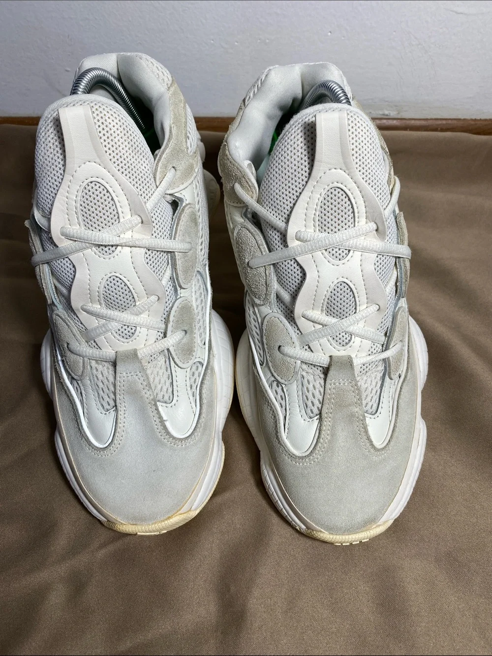 Adidas Yeezy 500 'Bone White' FV3573 Kanye Shoes Sneakers Mens Size 10 Used